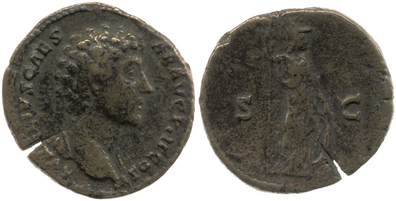 RIC III Antoninus Pius 1264, аверс, Британский музей