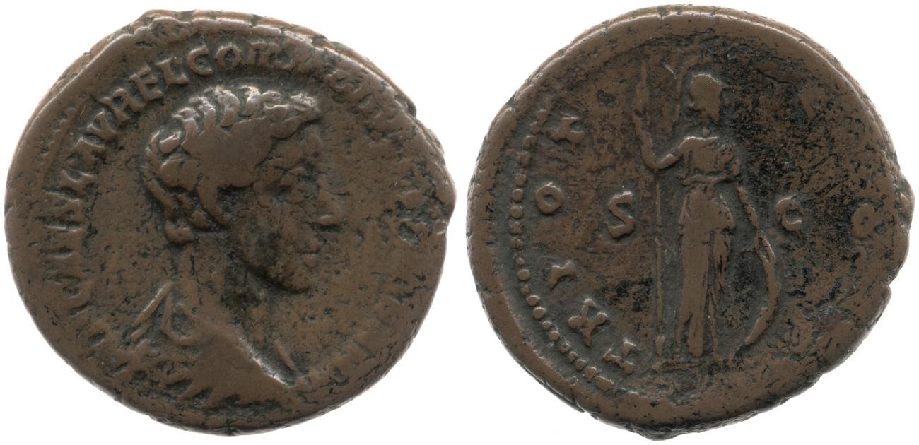 аверс RIC III Marcus Aurelius 1552