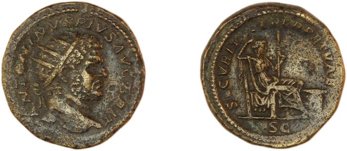 RIC IV Caracalla 515, реверс, Британский музей