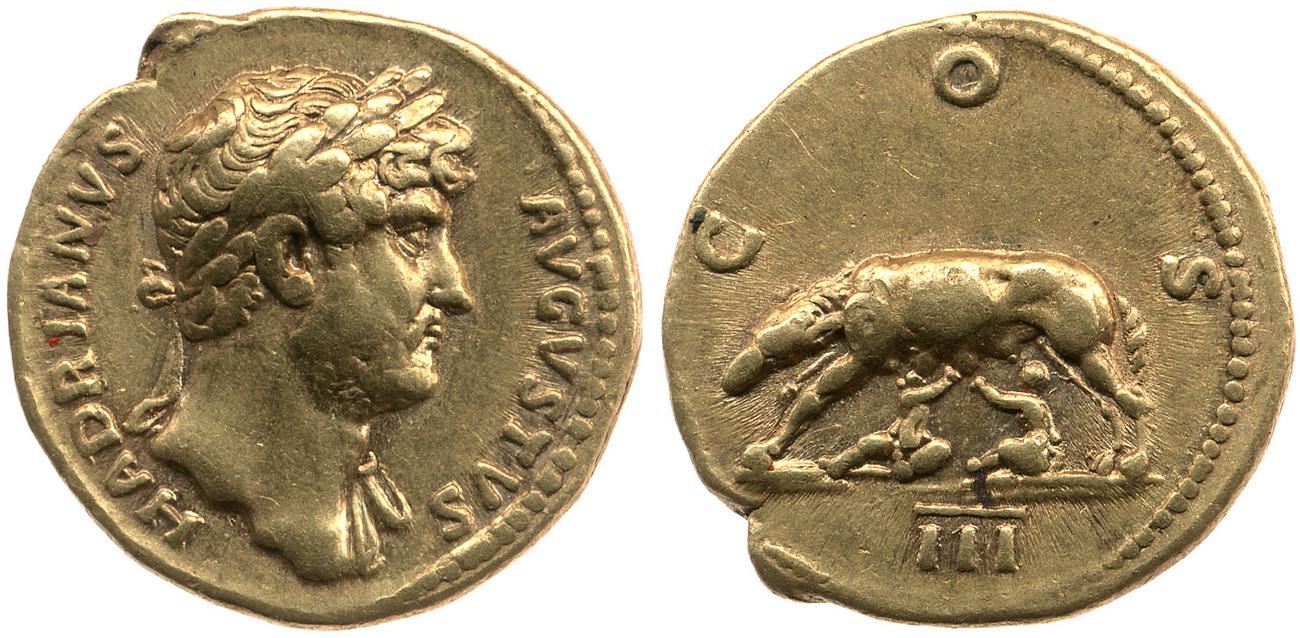 RIC II, Part 3 (second edition) Hadrian 709, аверс, Британский музей