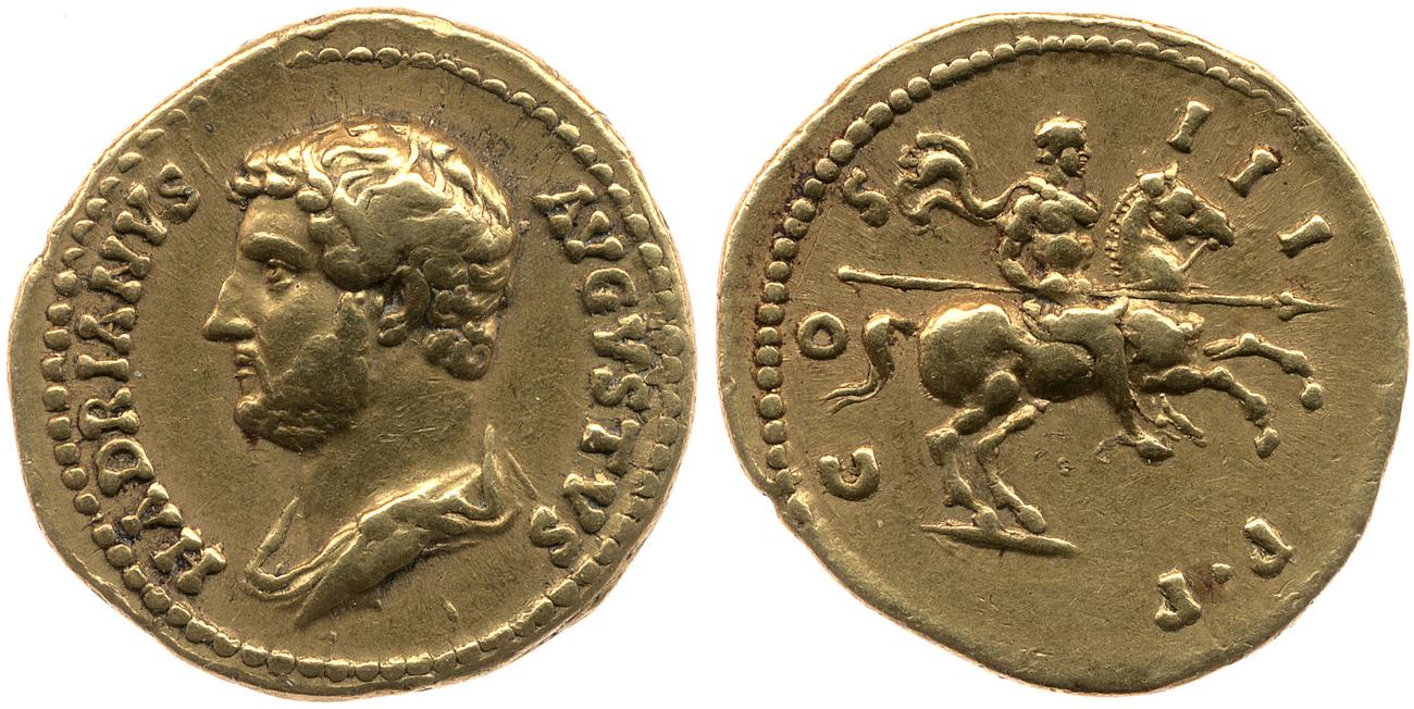 аверс RIC II, Part 3 (second edition) Hadrian 1053