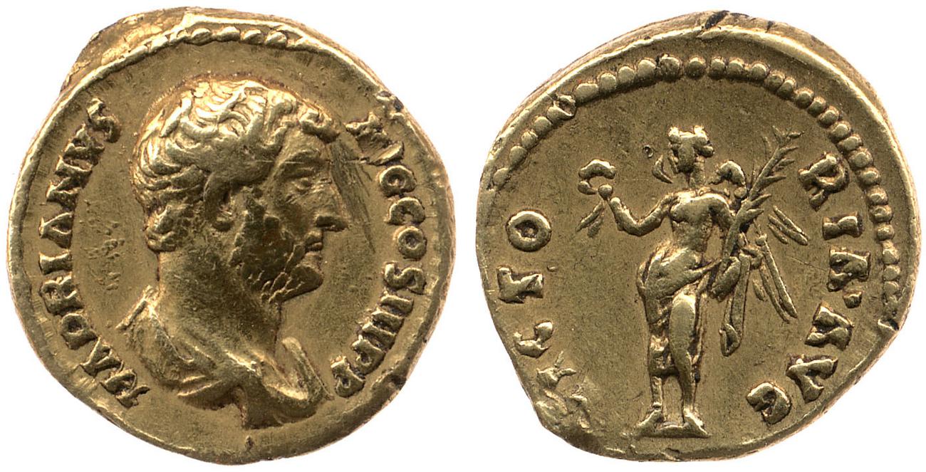 obverse RIC II, Part 3 (second edition) Hadrian 2245