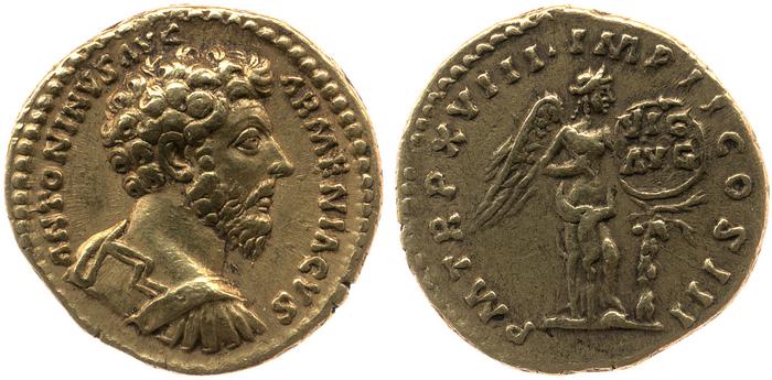 RIC III Marcus Aurelius 88, реверс, Британский музей