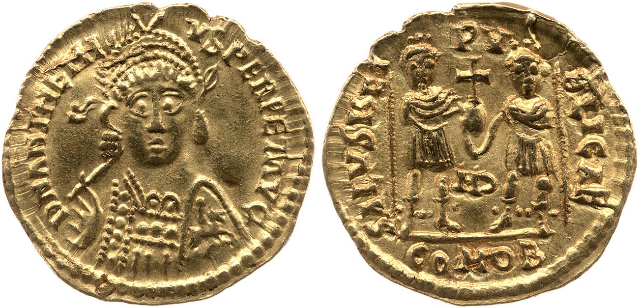 аверс RIC X Anthemius 2893
