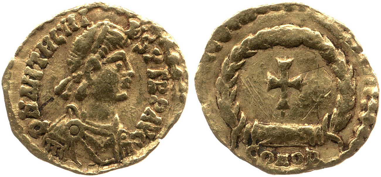 аверс RIC X Anthemius 2845