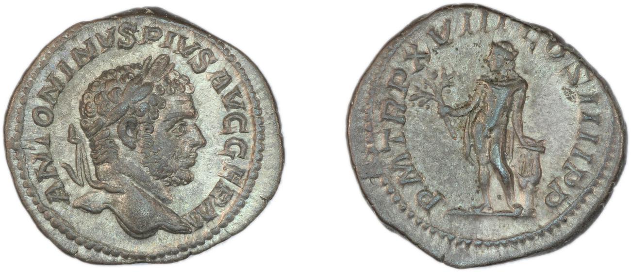 RIC IV Caracalla 254, аверс, Британский музей