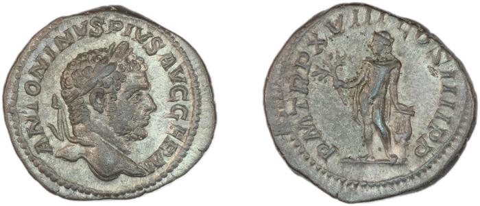 RIC IV Caracalla 254, реверс, Британский музей