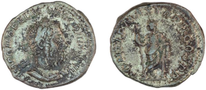 реверс RIC IV Macrinus 35