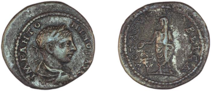 RIC IV Elagabalus 203, реверс, bm