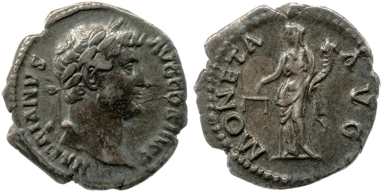 RIC II, Part 3 (second edition) Hadrian 2223, аверс, Британский музей