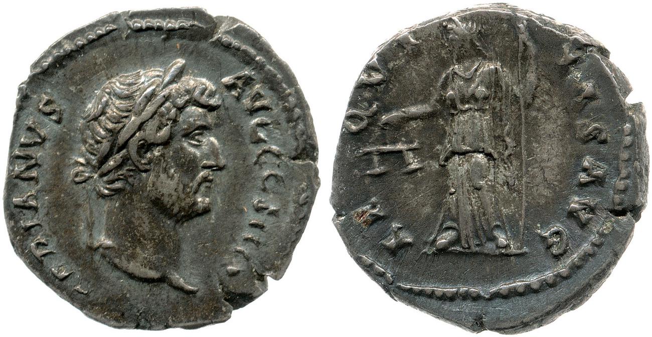 obverse RIC II, Part 3 (second edition) Hadrian 2311