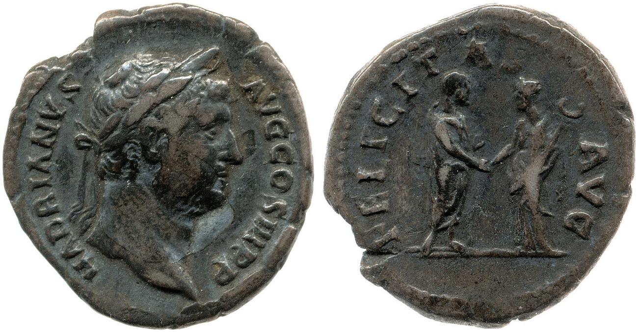 аверс RIC II, Part 3 (second edition) Hadrian 1995