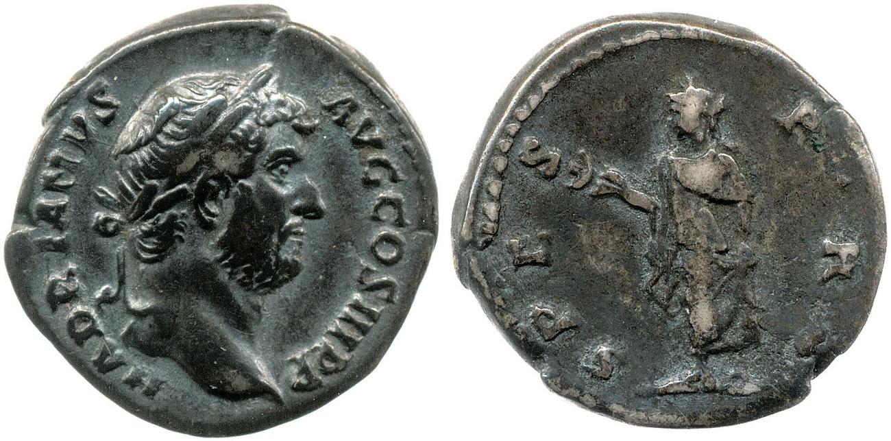 аверс RIC II, Part 3 (second edition) Hadrian 2359