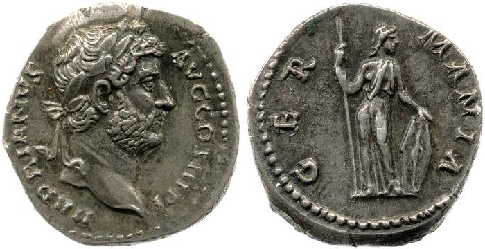 reverse RIC II, Part 3 (second edition) Hadrian 1518