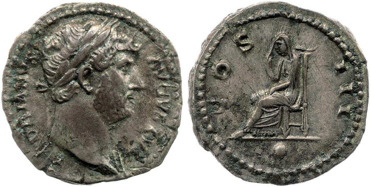 obverse RIC II, Part 3 (second edition) Hadrian 857