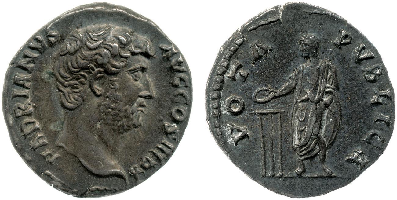 RIC II, Part 3 (second edition) Hadrian 2326, аверс, Британский музей