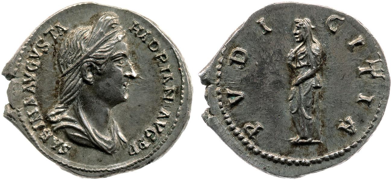 аверс RIC II, Part 3 (second edition) Hadrian 2506