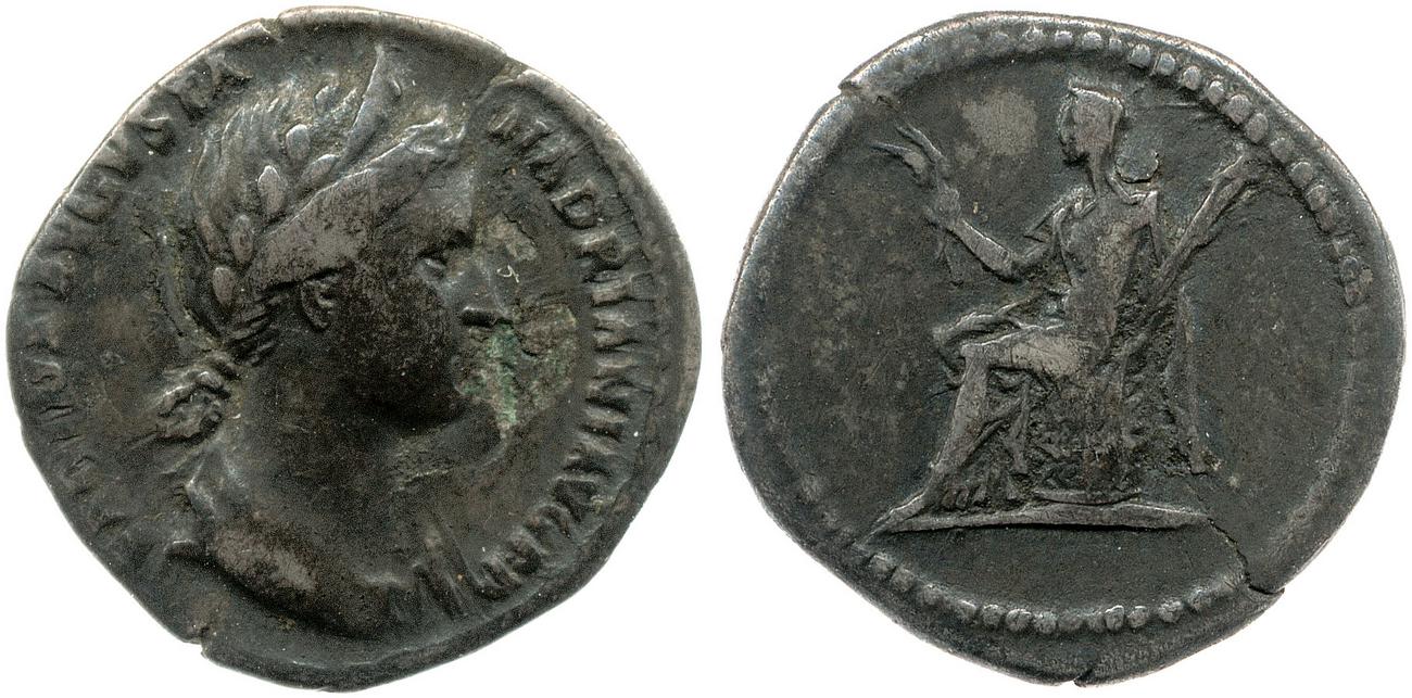 аверс RIC II, Part 3 (second edition) Hadrian 2488