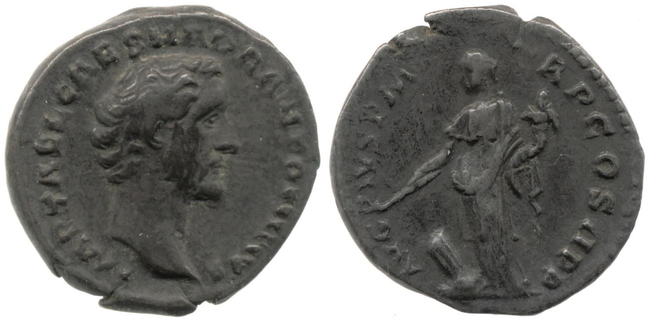 RIC III Antoninus Pius 34, аверс, Британский музей