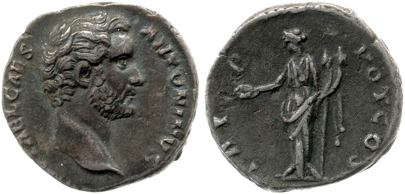 аверс RIC II, Part 3 (second edition) Hadrian 2725