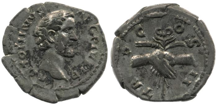 RIC III Antoninus Pius 43, реверс, Британский музей