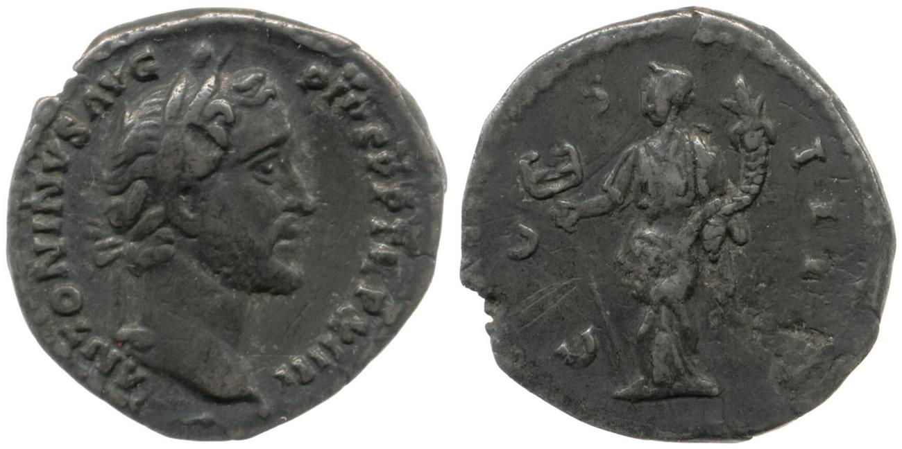RIC III Antoninus Pius 193, аверс, bm