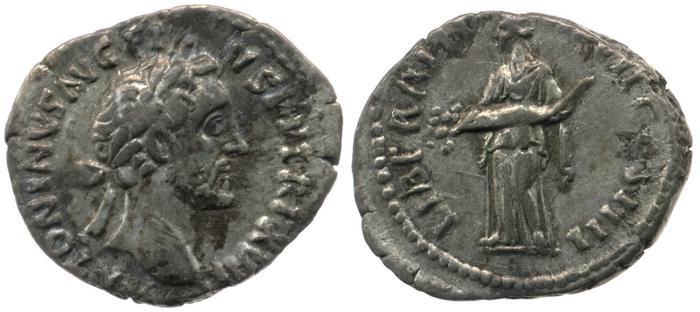 RIC III Antoninus Pius 234, реверс, Британский музей
