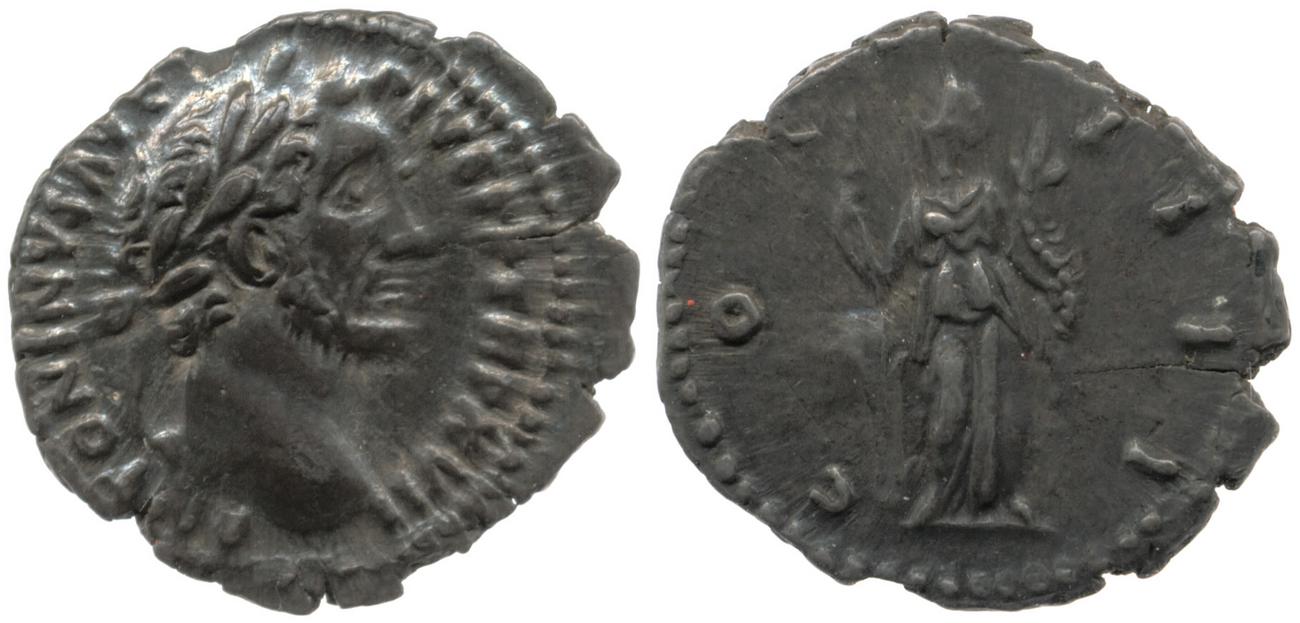 RIC III Antoninus Pius 232, аверс, bm