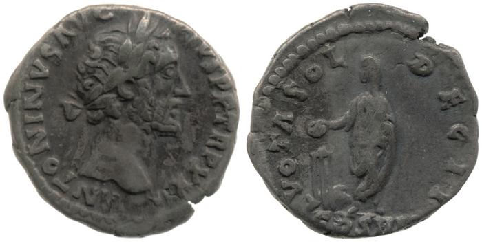реверс RIC III Antoninus Pius 291B