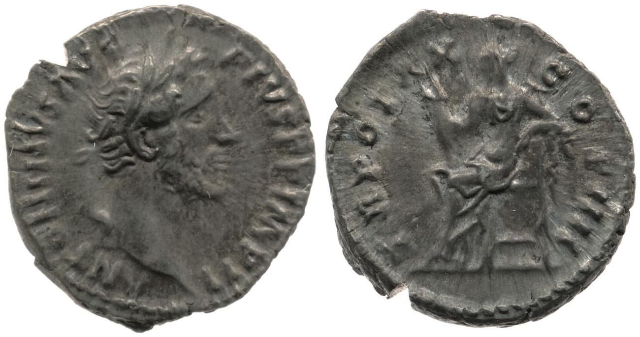 RIC III Antoninus Pius 259, аверс, bm