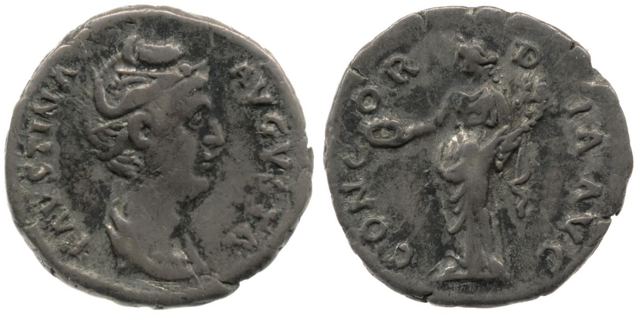 RIC III Antoninus Pius 335, аверс, Британский музей