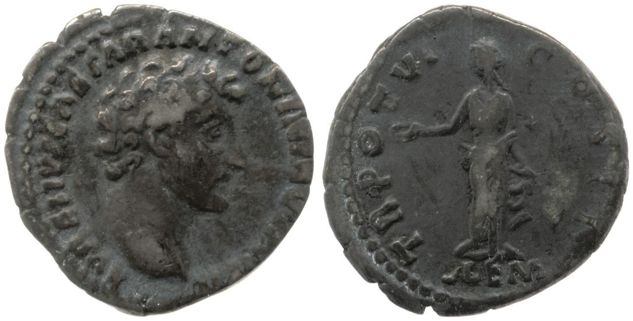 RIC III Antoninus Pius 456a, аверс, Британский музей