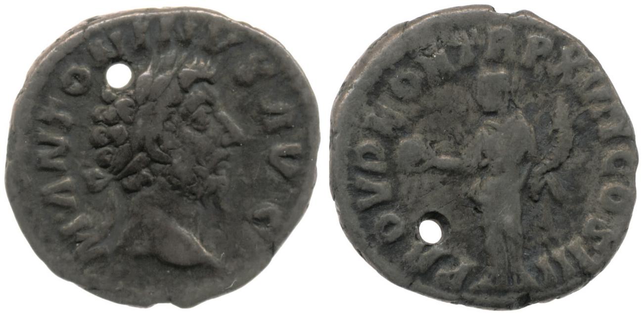RIC III Marcus Aurelius 66, аверс, Британский музей