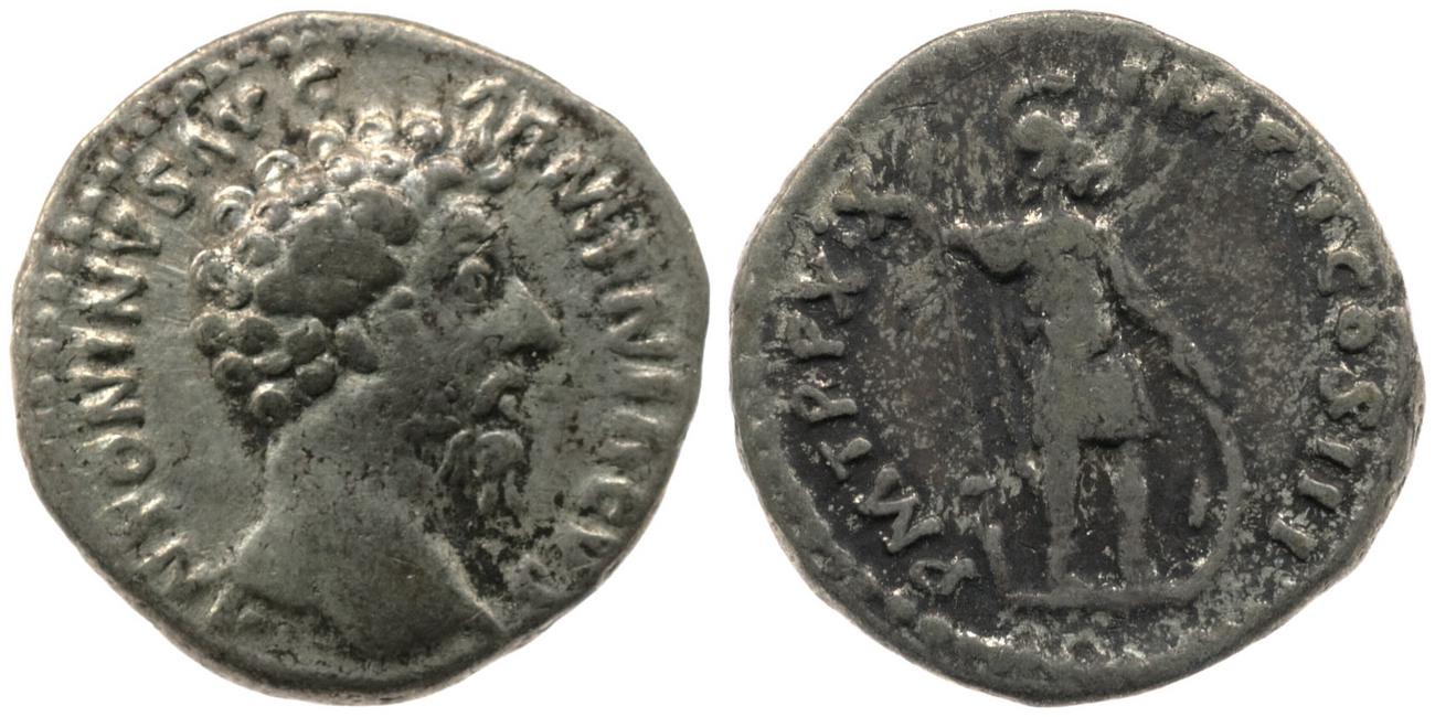 аверс RIC III Marcus Aurelius 123