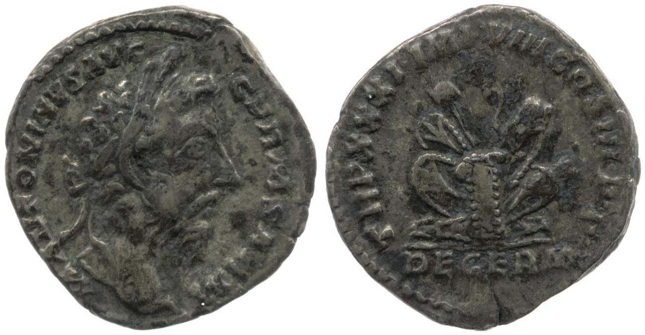 аверс RIC III Marcus Aurelius 363