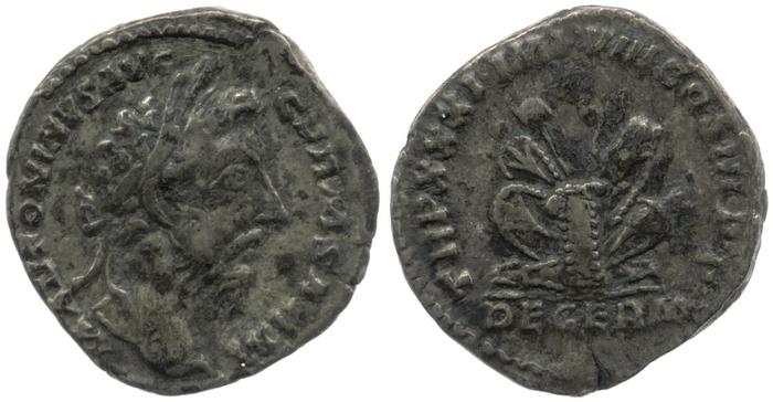 реверс RIC III Marcus Aurelius 363