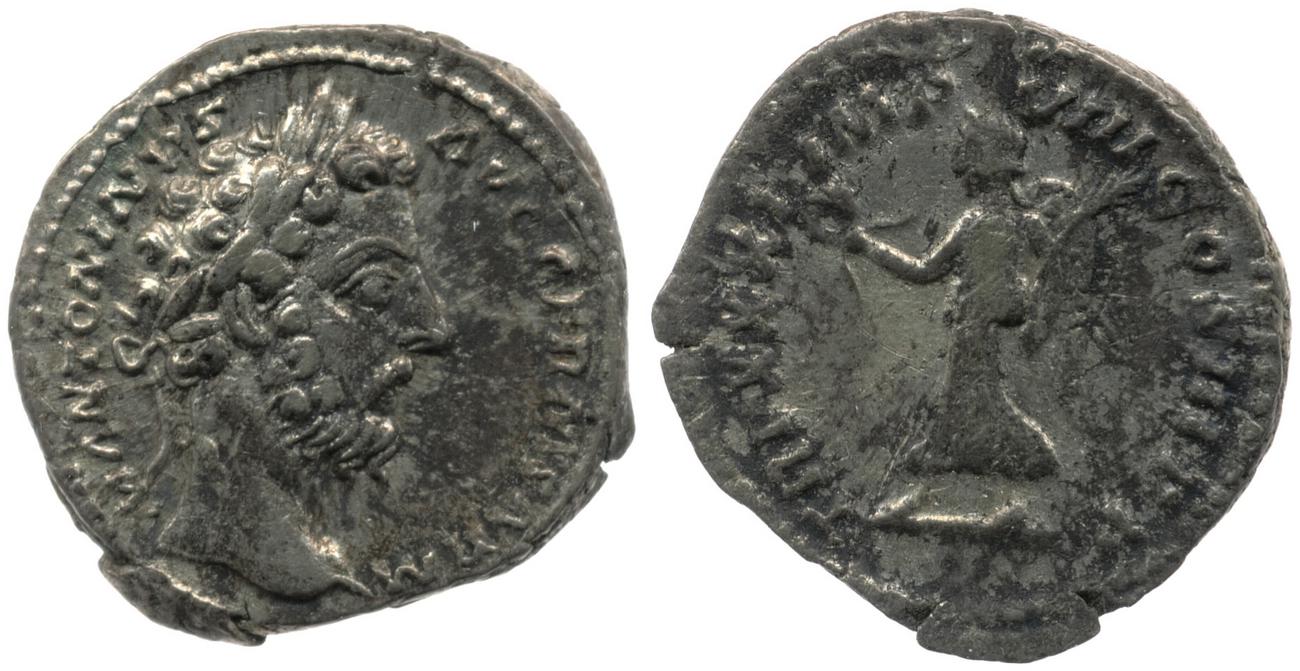 аверс RIC III Marcus Aurelius 378
