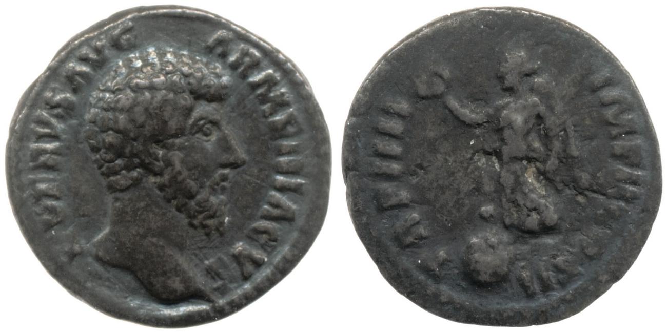 RIC III Marcus Aurelius 520, аверс, Британский музей
