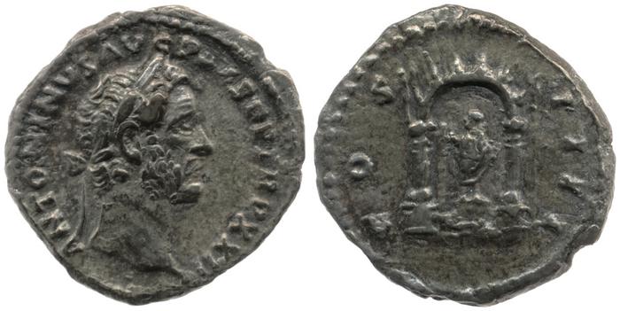 RIC III Antoninus Pius 285, реверс, Британский музей