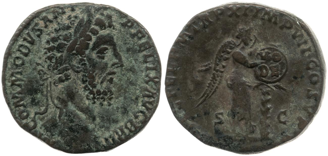 аверс RIC III Commodus 474