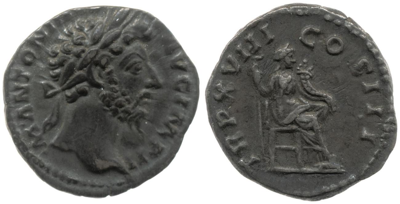 аверс RIC III Marcus Aurelius 112