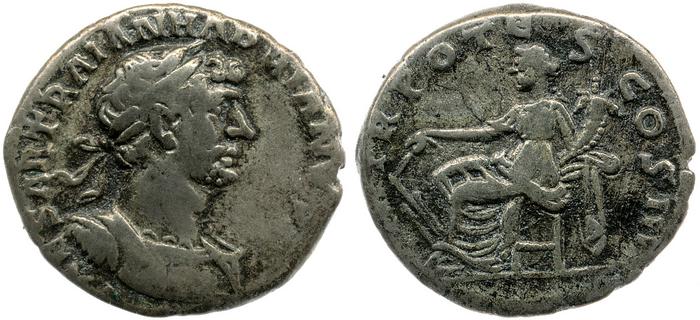 RIC II, Part 3 (second edition) Hadrian 2966, реверс, bm
