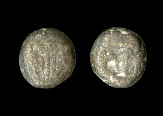 Lesbos Babelon 1907 548-50, реверс, Британский музей