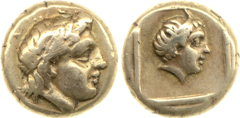 Mytilene Bodenstedt 1981 Series 5.81, аверс, Британский музей