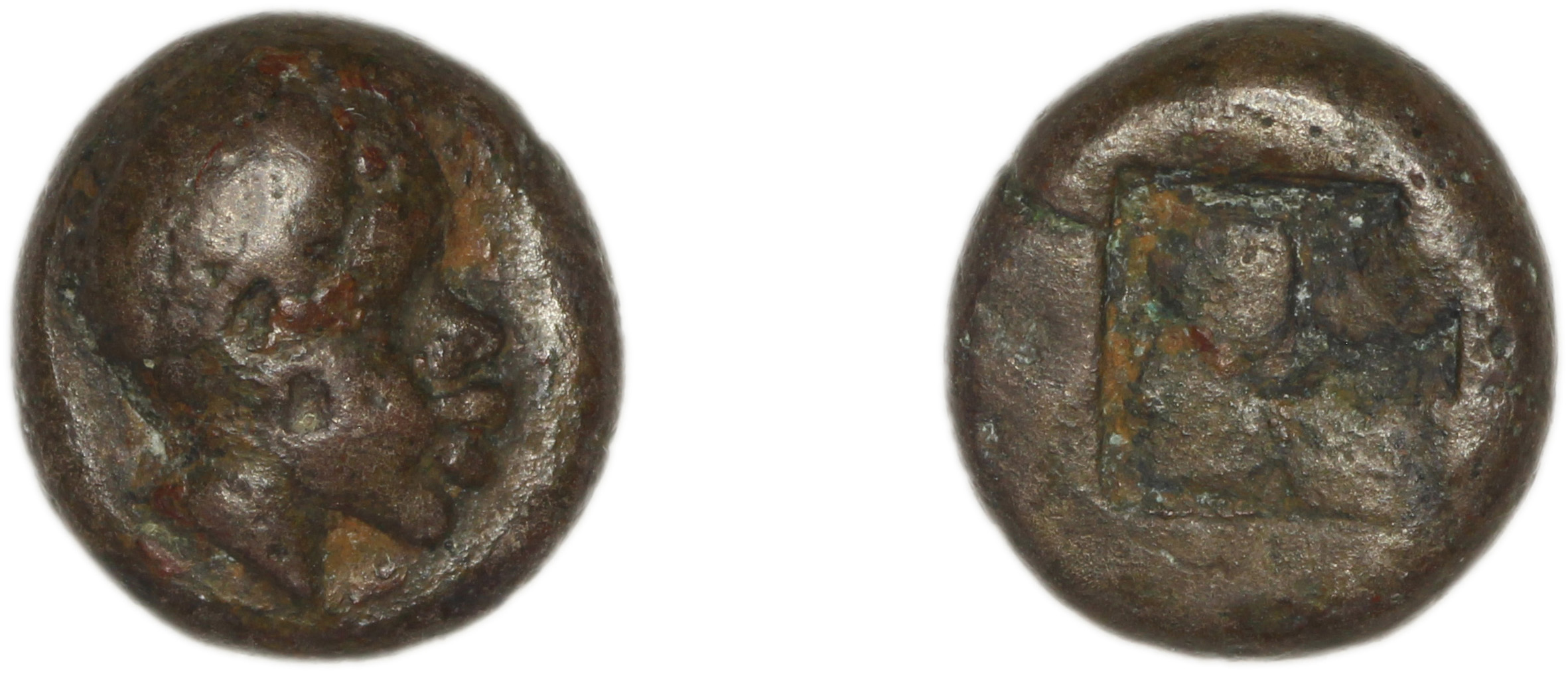 obverse Lesbos Babelon 1907 595-7