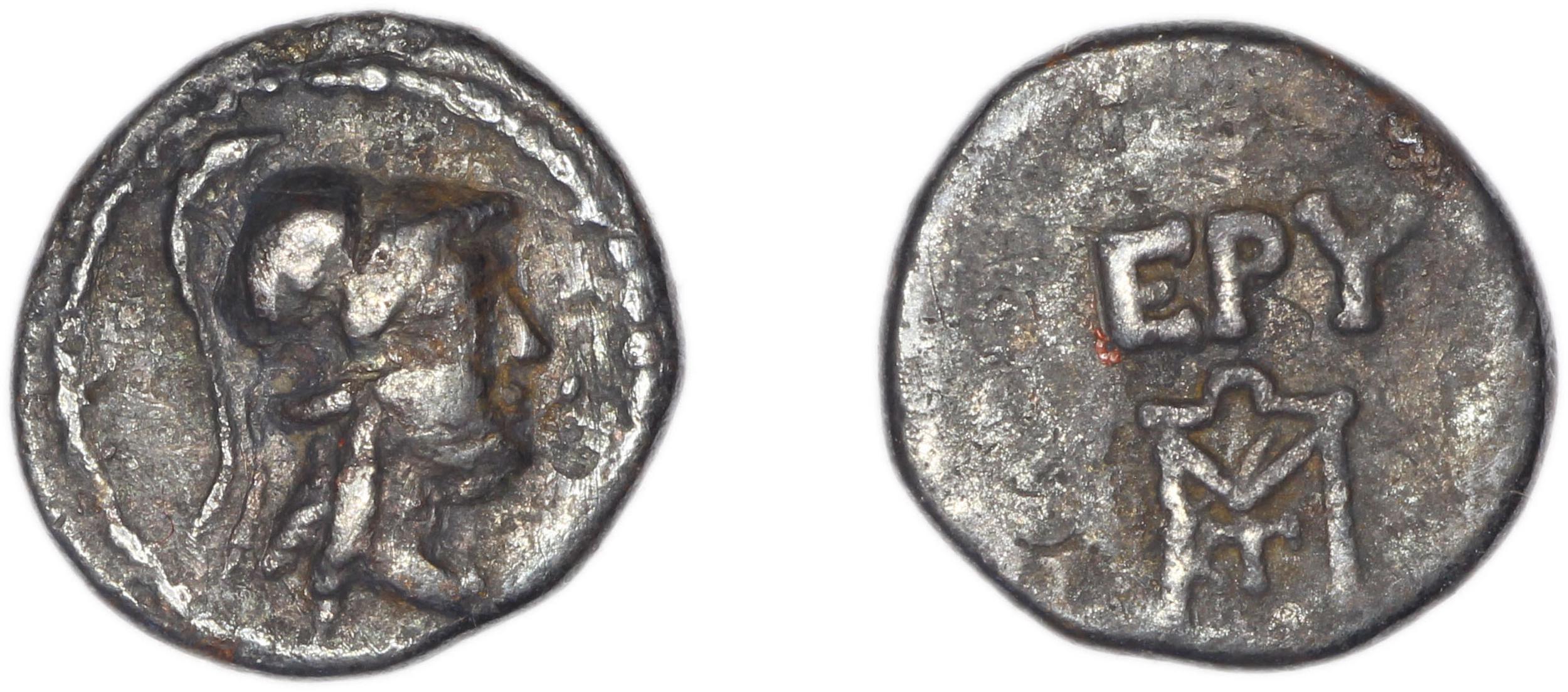 аверс Erythrae Kinns 1980 Period V, AR X
