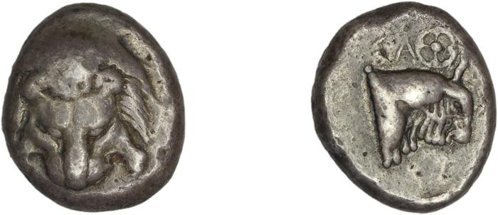 Samos Barron 1966 Class III tetradrachms, реверс, bm