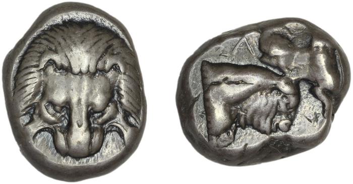 Samos Barron 1966 Class III tetradrachms, реверс, bm