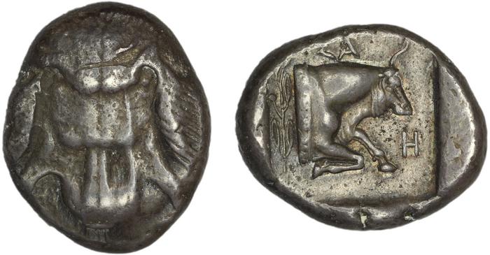 Samos Barron 1966 Class VII tetradrachms, реверс, bm