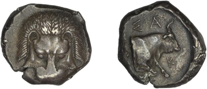 Samos Barron 1966 Class VII tetradrachms, реверс, bm